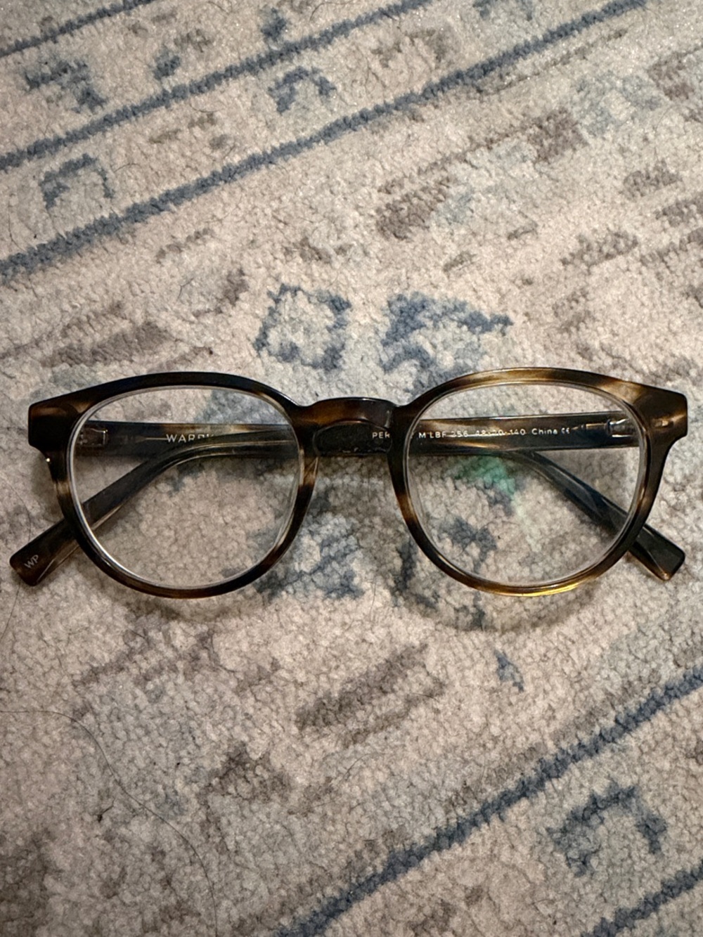 Warby Parker Percey Tortoiseshell Round Frames - Brown/Black